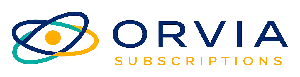 ORVIA Subscriptions brand lockup