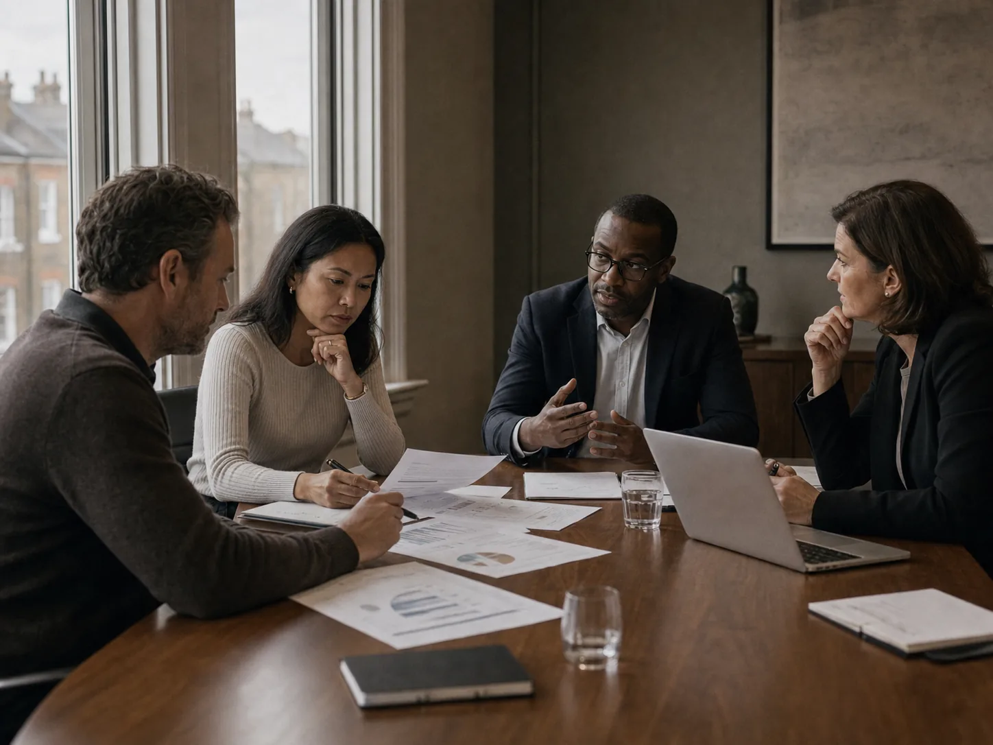 Organisation leadership evidence review